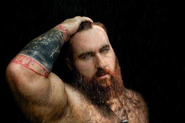 Outdoor Male Boudoir in the Rain