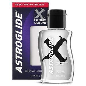 A bottle of Astroglide X lube